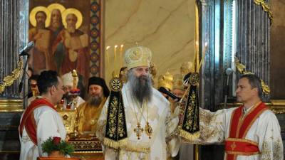патриарх Порфирий - Патриарх Сербский самоизолировался после контакта с больным COVID-19 - russian.rt.com - Сербия