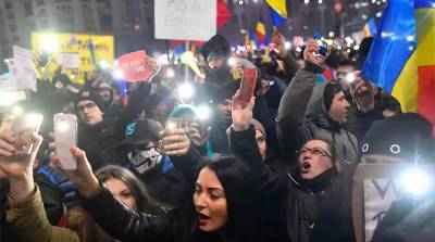 Протесты из-за ковид-ограничений в Румынии переросли в стычки с жандармами - belta.by - Минск - Бухарест - Румыния