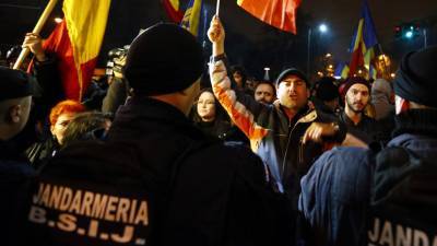 В Румынии задержаны около 200 человек в результате беспорядков - russian.rt.com - Бухарест - Румыния