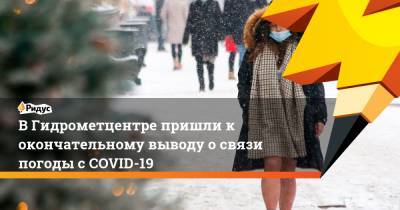 Роман Вильфанд - В Гидрометцентре пришли к окончательному выводу о связи погоды с COVID-19 - ridus.ru - Россия