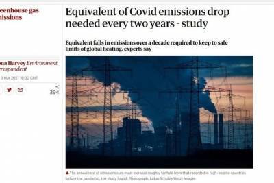 Пандемия показала, насколько должны сокращаться выбросы CO2 в атмосферу - mk.ru