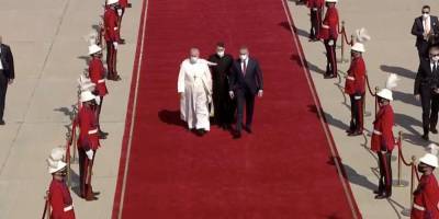 Франциск - Исторический визит. Папа Римский впервые прибыл в Ирак — фото - nv.ua - Ирак