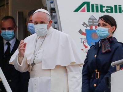 Франциск - Папа Римский впервые в истории прилетел в Ирак - unn.com.ua - Киев - Ирак - Багдад