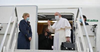 Папа Римский впервые в истории прибыл в Ирак (ВИДЕО) - dsnews.ua - Ирак - Ватикан - Багдад