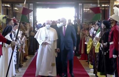 Франциск - Папа римский Франциск прибыл в Ирак для встречи с руководством страны - ont.by - Ирак