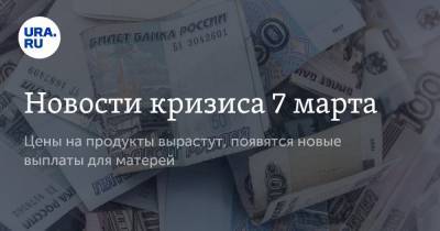 Новости кризиса 7 марта. Цены на продукты вырастут, появятся новые выплаты для матерей - ura.news - Россия