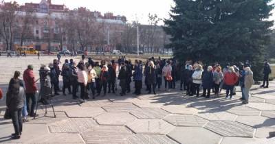 В Одессе и Полтаве предприниматели вышли на митинг против локдауна: фото - tsn.ua - Одесса - Полтава