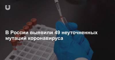 В России выявили 49 неуточненных мутаций коронавируса - news.tut.by - Россия