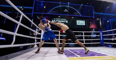Александр Усик - Ultimate Boxing Night: спарринг-партнер Александра Усика дебютировал нокаутом на профессиональном ринге (18 фото) - tsn.ua - Украина