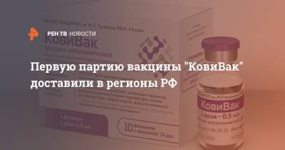 Валерий Фальков - Первую партию вакцины "КовиВак" доставили в регионы РФ - ren.tv - Россия