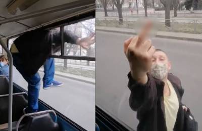 В Черкассах пассажир ударил кондуктора ногой и сбежал через окно (видео) - sharij.net - Черкассы