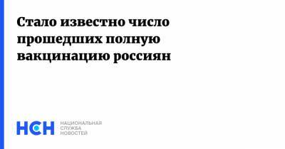 Анна Попова - Денис Логунов - Стало известно число прошедших полную вакцинацию россиян - nsn.fm - Россия