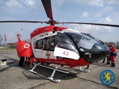 На Львовщину прибыл вертолет для эвакуации больных и раненых - 24tv.ua