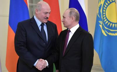 Владимир Путин - Александр Лукашенко - Путин и Лукашенко обсудили борьбу с COVID-19 - news-front.info - Россия