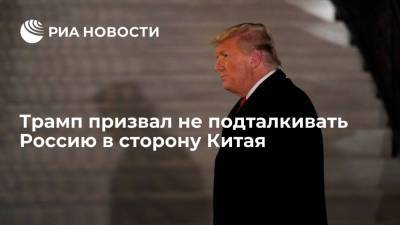Владимир Путин - Дональд Трамп - Си Цзиньпин - Трамп призвал не подталкивать Россию в сторону Китая - ria.ru - Россия - Москва - Сша - Китай - Вашингтон