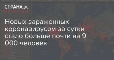Максим Степанов - Новых зараженных коронавирусом за сутки стало больше почти на 9 000 человек - strana.ua