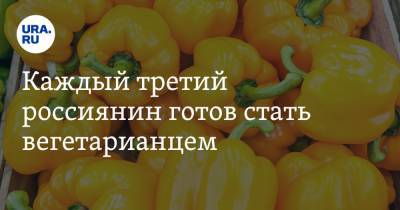 Каждый третий россиянин готов стать вегетарианцем - ura.news