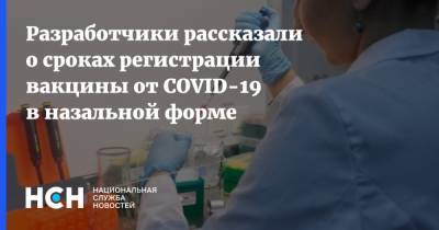 Александр Гинцбург - Разработчики рассказали о сроках регистрации вакцины от COVID-19 в назальной форме - nsn.fm