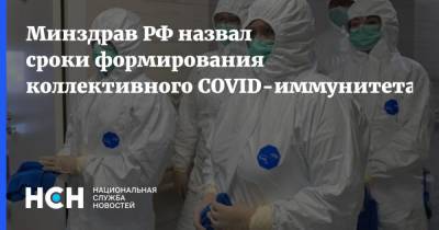 Михаил Мурашко - Минздрав РФ назвал сроки формирования коллективного COVID-иммунитета - nsn.fm - Россия