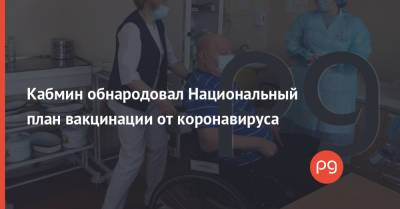 Кабмин обнародовал Национальный план вакцинации от коронавируса - thepage.ua