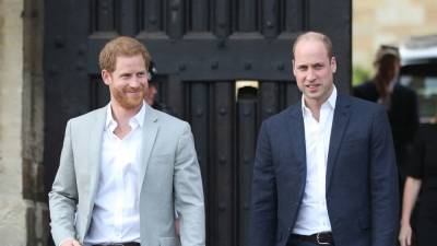 принц Гарри - королева Елизавета II (Ii) - принц Уильям - принц Филипп - Эксперт прочел по губам разговор Уильяма с братом Гарри на похоронах принца Филиппа - polit.info - Англия