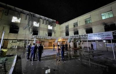 Комиссия по правам человека Ирака сообщила о 58 жертвах пожара в больнице Багдада - tass.ru - Ирак - Багдад