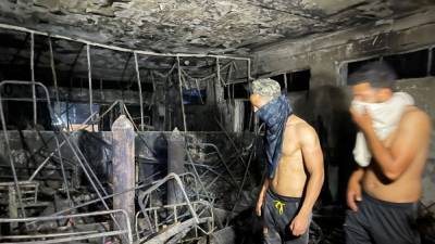 В Багдаде при пожаре в госпитале погибли более 80 человек - svoboda.org - Ирак
