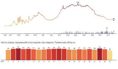Темпы заражения коронавирусом в Тюменской области серьезно снизились - nashgorod.ru - Тюменская обл.