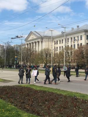 На бульваре Шевченко митингуют предприниматели: полиция проведет проверку - inform.zp.ua - Украина