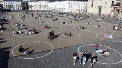 В Бельгии придумали способ соблюдения социального дистанцирования в парках и на площадях - bykvu.com - Украина - Бельгия