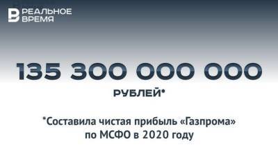 «Газпром» в «коронавирусный» год получил 135,3 млрд рублей чистой прибыли — это много или мало? - realnoevremya.ru