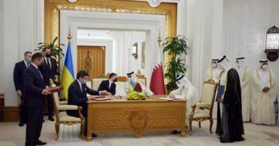 Владимир Зеленский - Украина и Катар подписали 13 двусторонних документов и два коммерческих контракта — Зеленский - tsn.ua - Украина - Катар