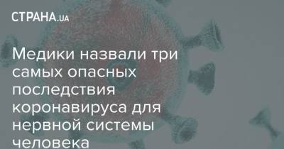 Анна Боголепова - Медики назвали три самых опасных последствия коронавируса для нервной системы человека - strana.ua - Россия