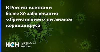 Анна Попова - В России выявили более 80 заболевания «британским» штаммом коронавируса - nsn.fm - Россия