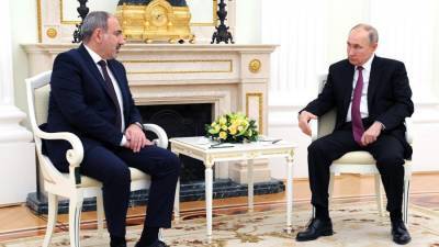 Никол Пашинян - Путин и Пашинян начали переговоры в Москве - iz.ru - Россия - Москва - Израиль - Армения