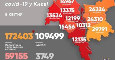Виталий Кличко - В Киеве почти полсотни умерших от коронавируса за сутки - dsnews.ua - Киев - Голосеевск