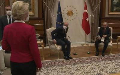 Тайип Эрдоган - Мевлют Чавушоглу - В Турции прокомментировали инцидент со стулом для главы ЕК - korrespondent.net - Турция - деревня Ляйен - Анкара - Брюссель
