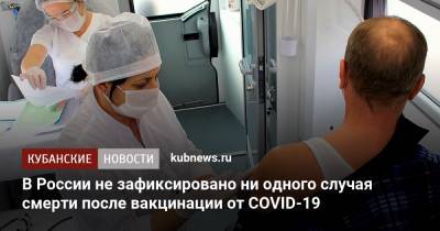 Алла Самойлова - В России не зафиксировано ни одного случая смерти после вакцинации от COVID-19 - kubnews.ru - Россия