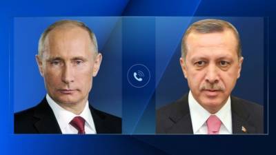 Владимир Путин - Тайип Эрдоган - Путин поговорил с Эрдоганом о четырех конфликтах и конвенции Монтре - vesti.ru - Россия - Турция - Сирия - Минск
