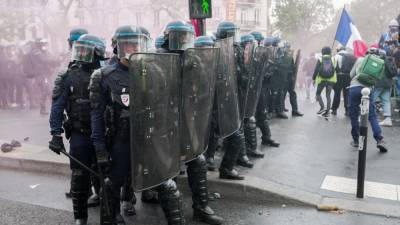 1 мая в странах Европы: стычки демонстрантов с полицией - svoboda.org - Брюссель