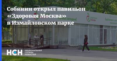 Собянин открыл павильон «Здоровая Москва» в Измайловском парке - nsn.fm - Москва