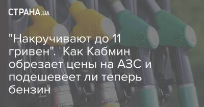 "Накручивают до 11 гривен". Как Кабмин обрезает цены на АЗС и подешевеет ли теперь бензин - strana.ua