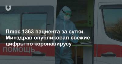 Плюс 1363 пациента за сутки. Минздрав опубликовал свежие цифры по коронавирусу - news.tut.by