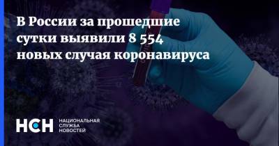 В России за прошедшие сутки выявили 8 554 новых случая коронавируса - nsn.fm - Россия