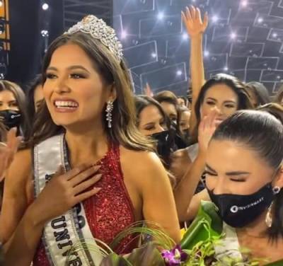 Андреа Меза - Опубликовано видео с церемонии награждения «Мисс Вселенная – 2021» - argumenti.ru - Мексика - Юар