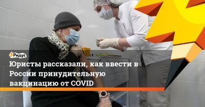 Андрей Карпенко - Юристы рассказали, как ввести в России принудительную вакцинацию от COVID - ridus.ru - Россия