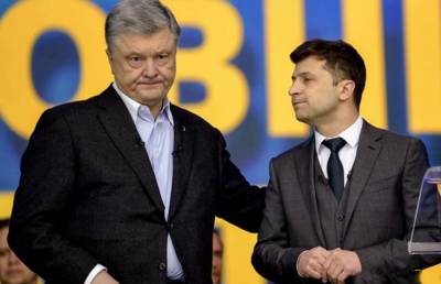 Владимир Зеленский - Петр Порошенко - У Порошенко заявили, что Зеленский — приговор Украине - sharij.net