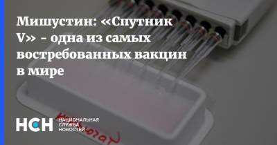Михаил Мишустин - Мишустин: «Спутник V» - одна из самых востребованных вакцин в мире - nsn.fm - Россия