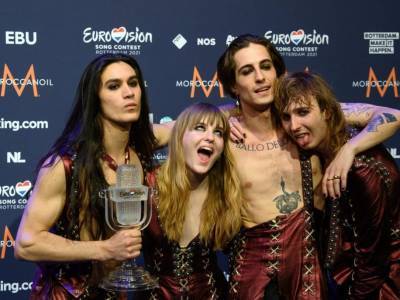 Победителем «Евровидения-2021» стала итальянская глэм-рок группа Maneskin. Manizha вошла в 10-ку лучших - bloknot.ru - Италия