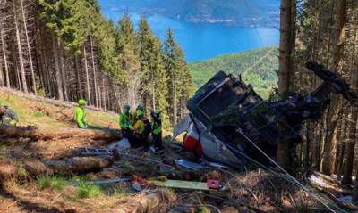 В Италии в результате падения кабинки на канатной дороге погибли 12 человек - og.ru - Италия